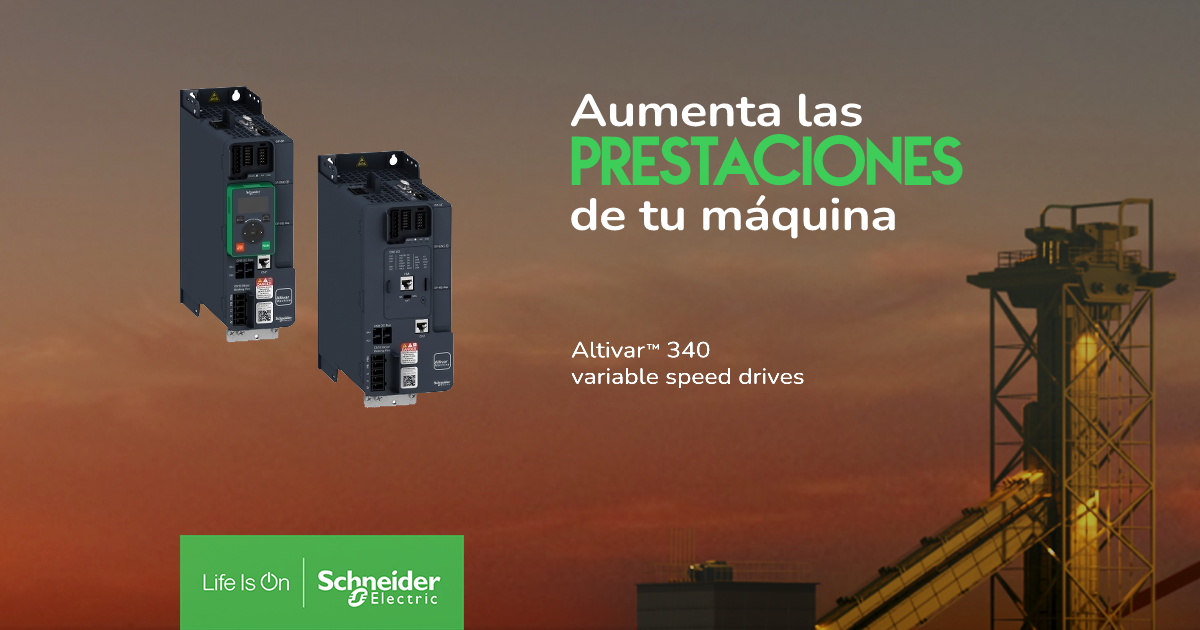 Distribuidor oficial Schneider Altivar 340 variable speed drives