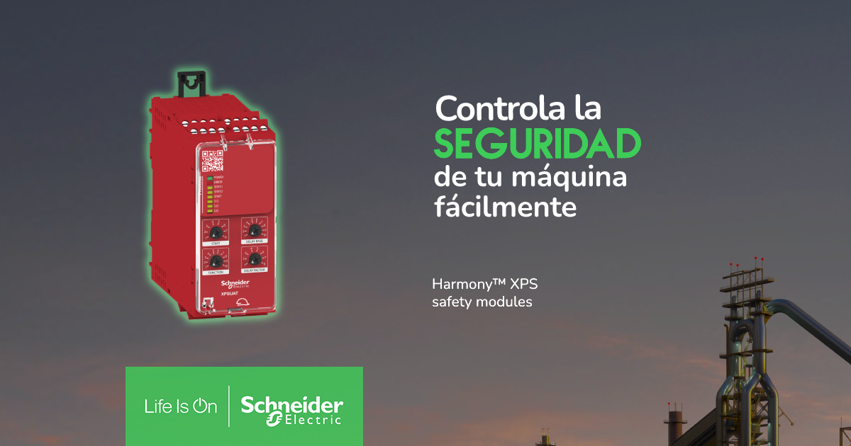 Distribuidor Oficial Schneider Harmony XPS safety modules