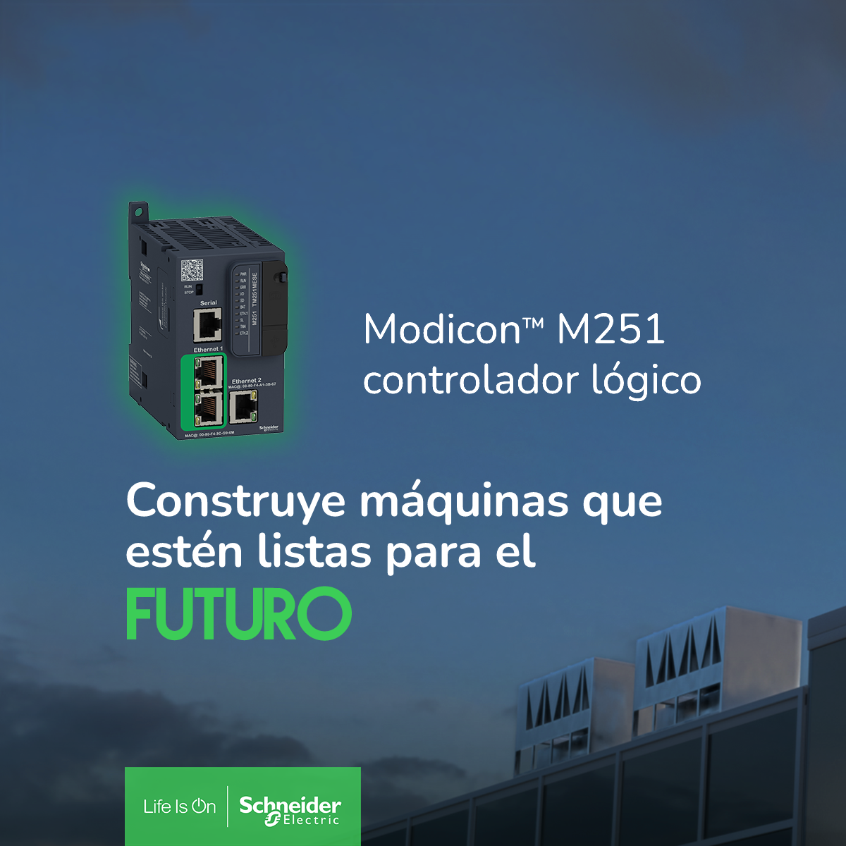 Distribuidor oficial Schneider Modicon M251 Controlador Lógico